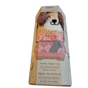 Totes Toasties Novelty Slipper Socks With Slip-Resistant Tread Super Soft Yarn W